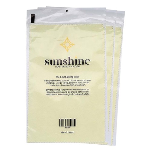 Sunshine polishing cloths - 3,