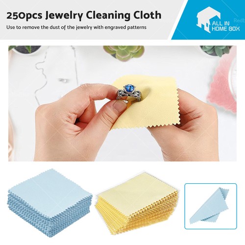 250pcs jewelry cleaning cloth - 250pcs,