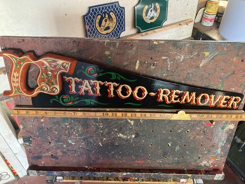 Tattoo removal sign plaque - tattoo,