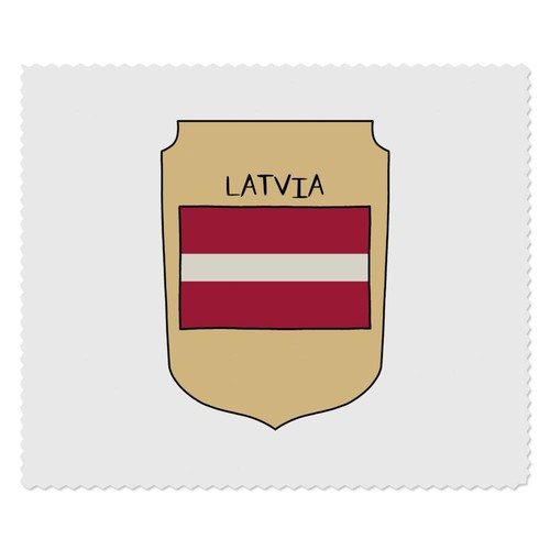 Latvia plaque lens - x, 'latvia